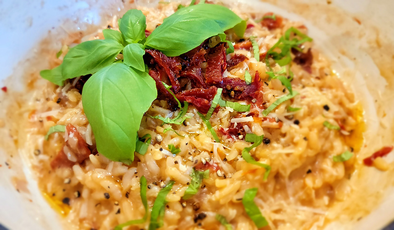 Sun Dried Tomato Risotto Darcy Dishes