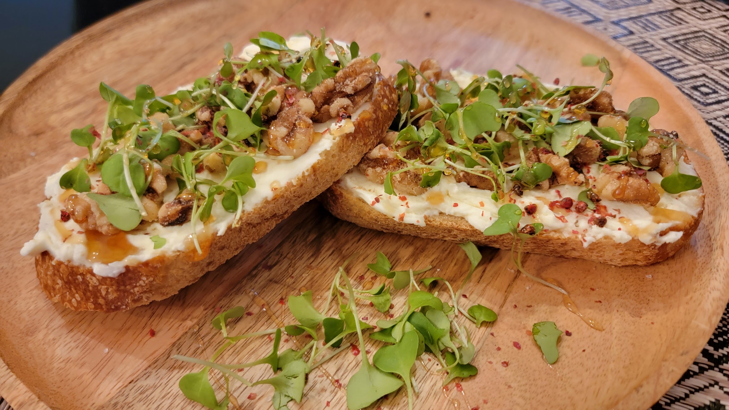 Mascarpone Bruschetta